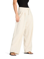 Cambio Cambio, Addison ladies pants long, Cream pinstripe, Size: