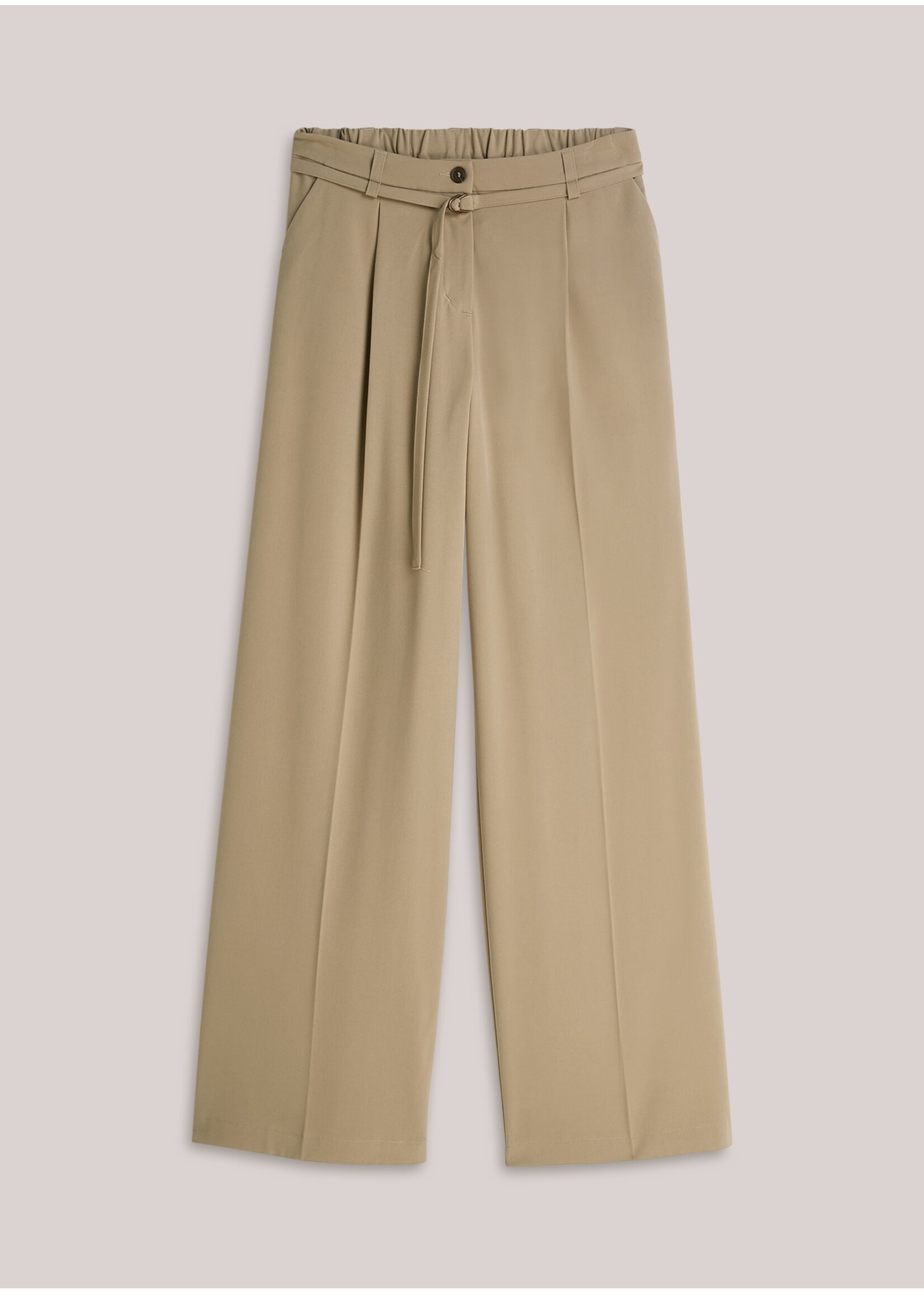 Summum Summum, Trousers Viscose blend, Khaki, Size: