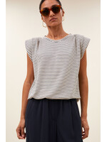 By-Bar By-Bar, nilou small stripe top, Admiral blue stripe, Size: