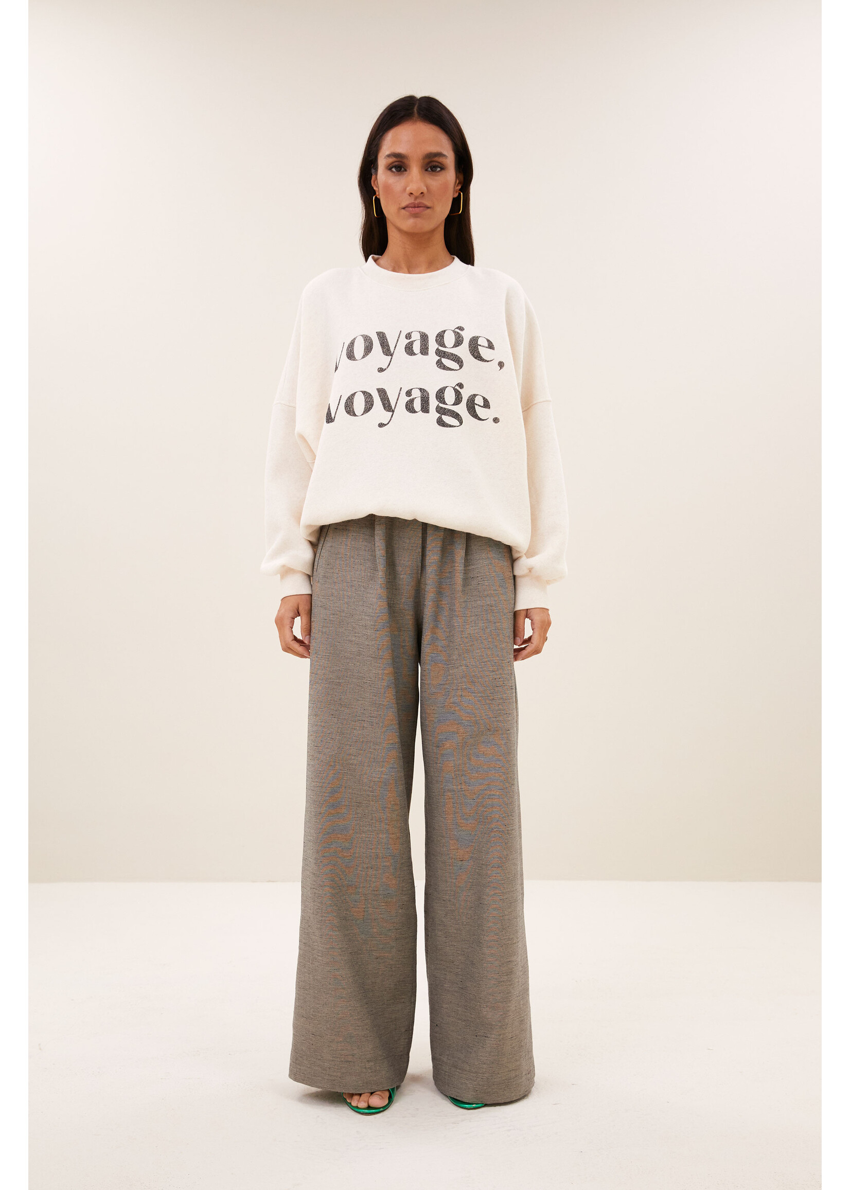 By-Bar By-Bar, malyn voyage sweater, oyster melee, Size: