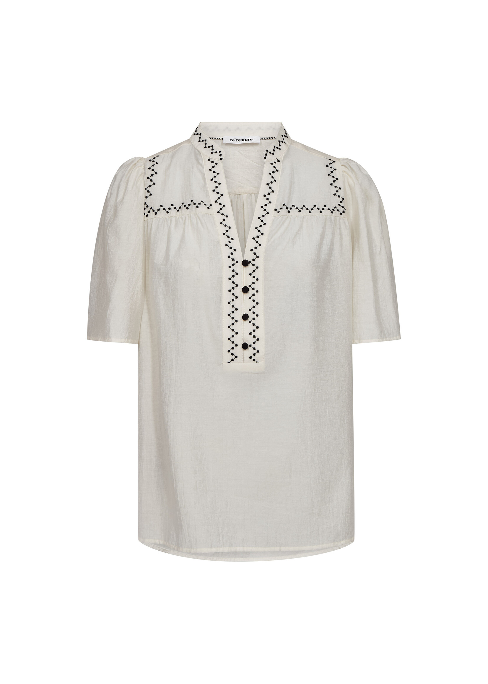 Co Couture Co'Couture, NotisCC SS Blouse, Off white, size: