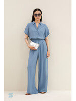 By-Bar By-Bar, barley viscose blouse, Blue stone, Size: