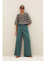 By-Bar By-Bar, celin stripe pants, vintage green, Size: