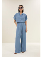 By-Bar By-Bar, benji viscose pants, Blue stone, Size: