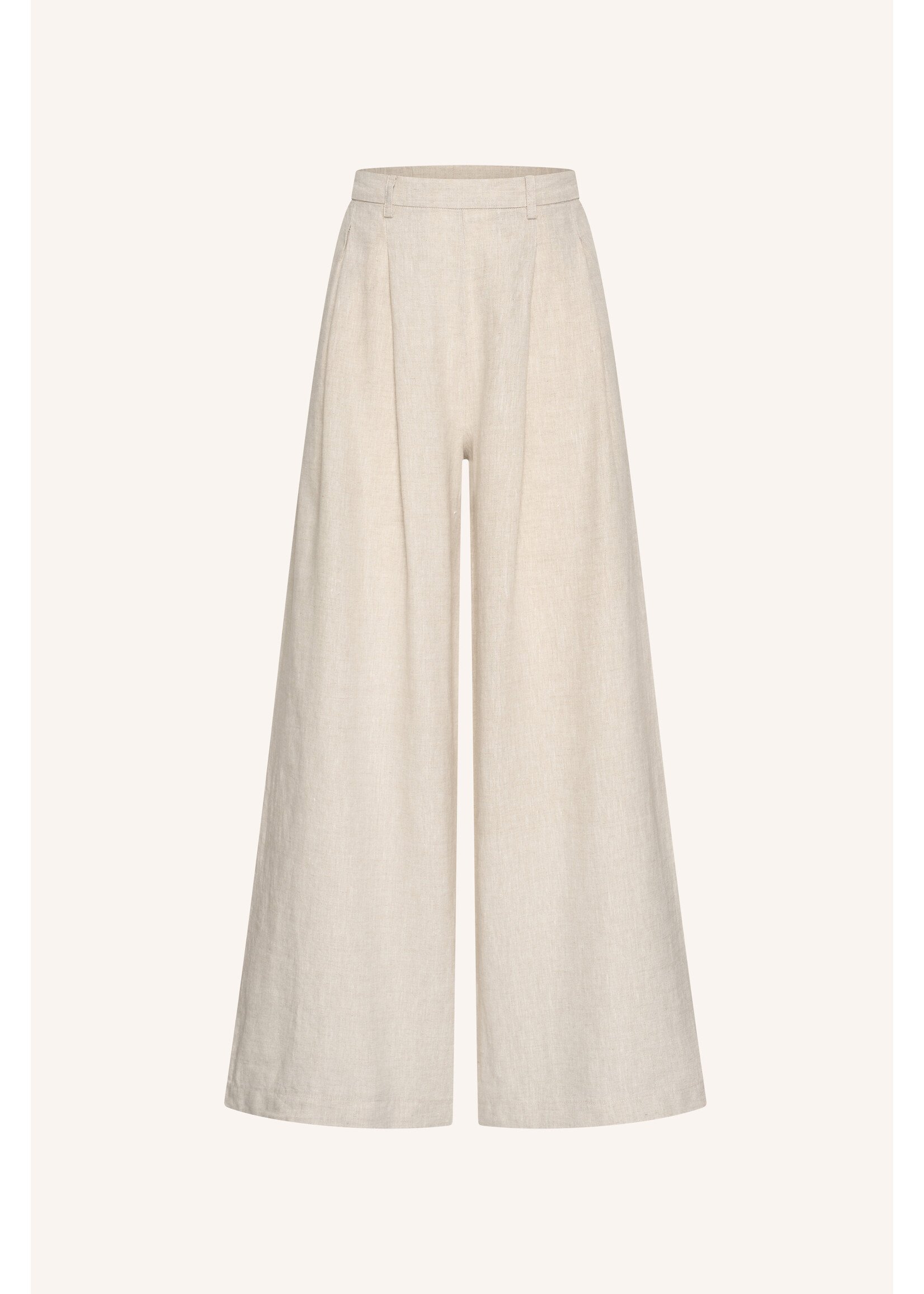 By-Bar By-Bar, sef linen pants, chalk, Size: