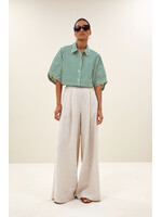 By-Bar By-Bar, sef linen pants, chalk, Size: