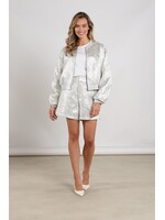 Nukus Nukus, Babette Bomber, Silver/camel, Size: