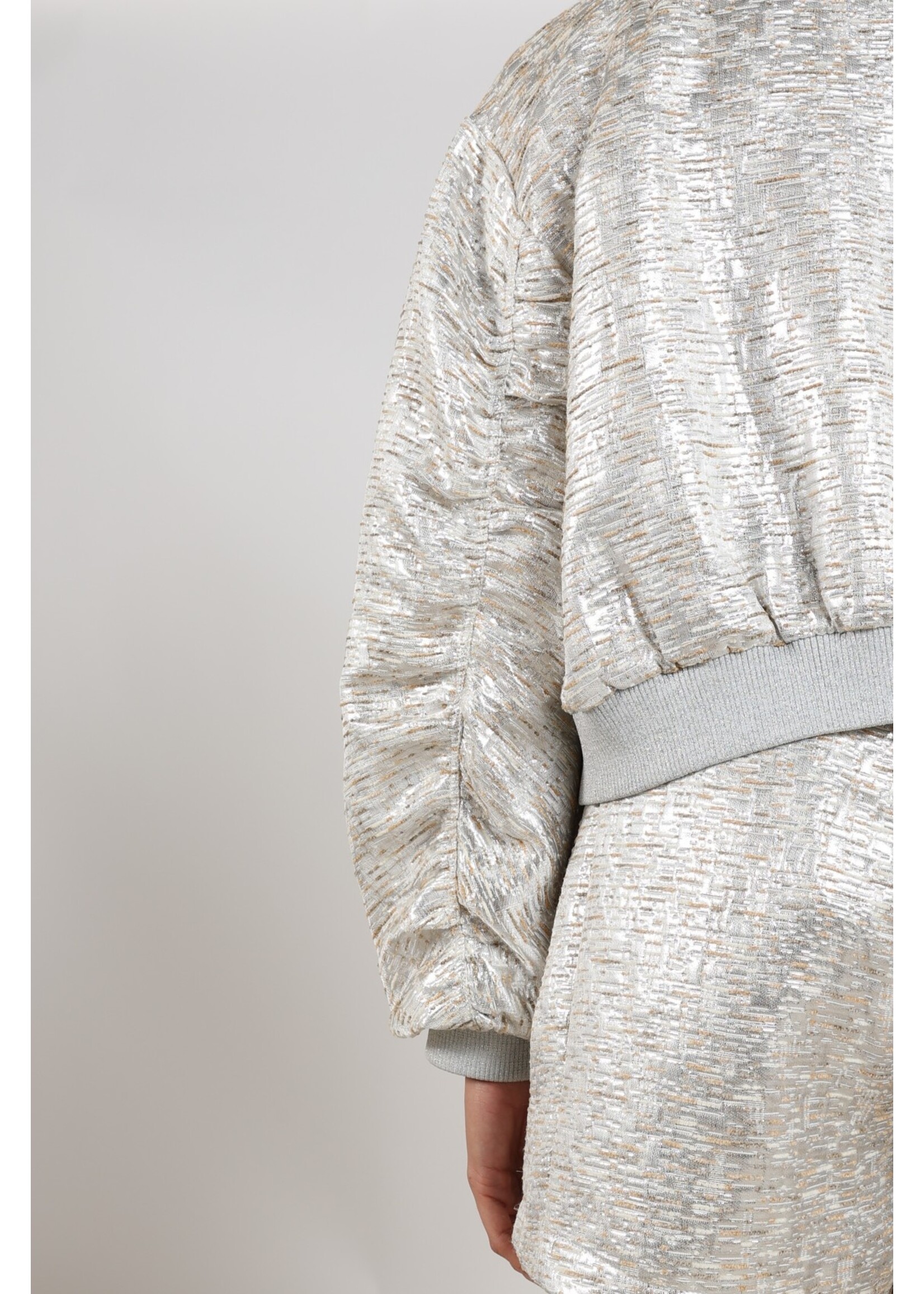 Nukus Nukus, Babette Bomber, Silver/camel, Size: