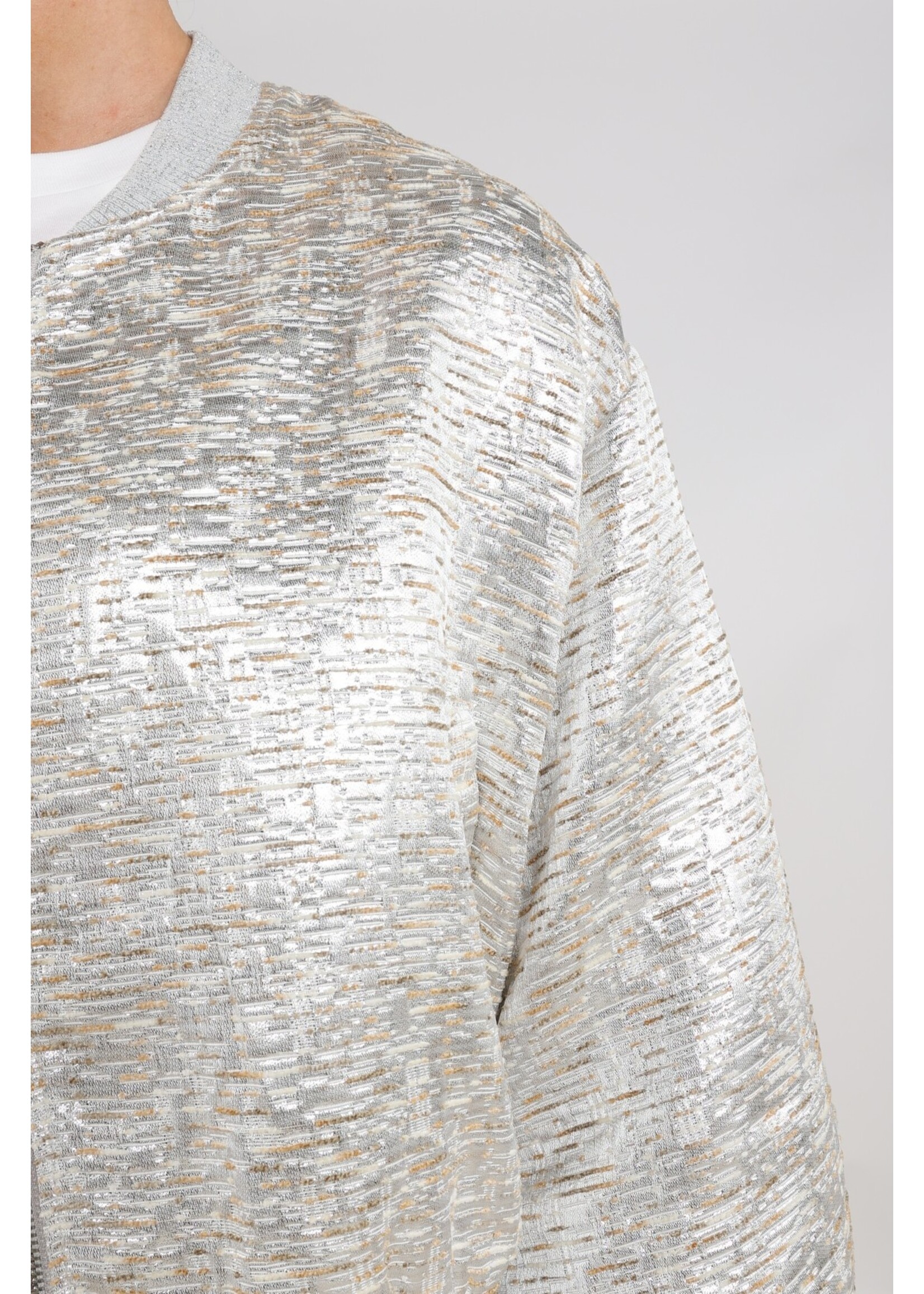 Nukus Nukus, Babette Bomber, Silver/camel, Size: