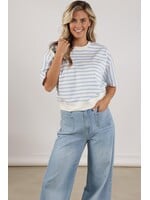 Nukus Nukus, Lotte Pullover Stripe, Cloudy, Size: