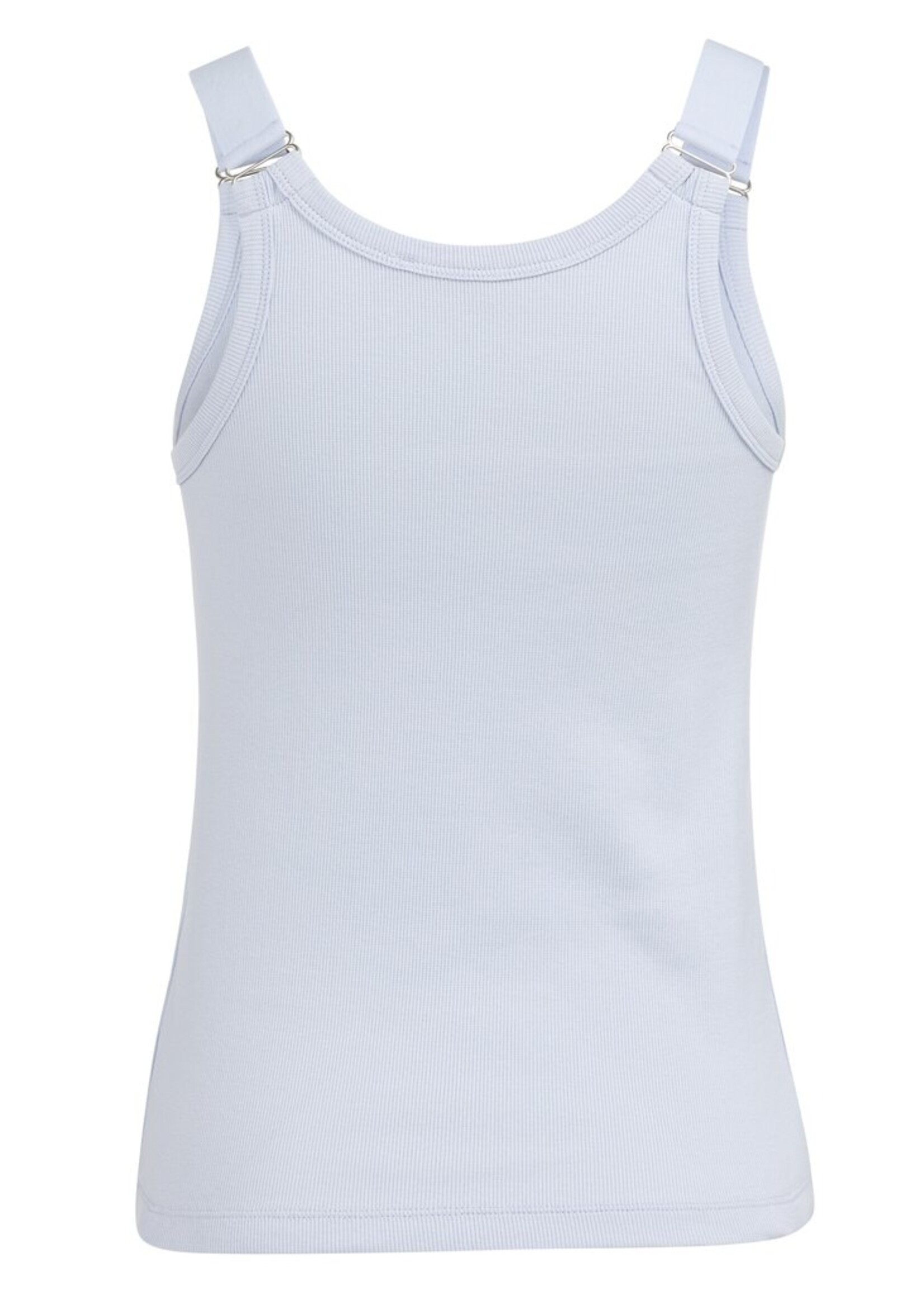 Yaya Yaya, Geribd singlet met ringdetails op de schouderbanden, Ice blue, Size: