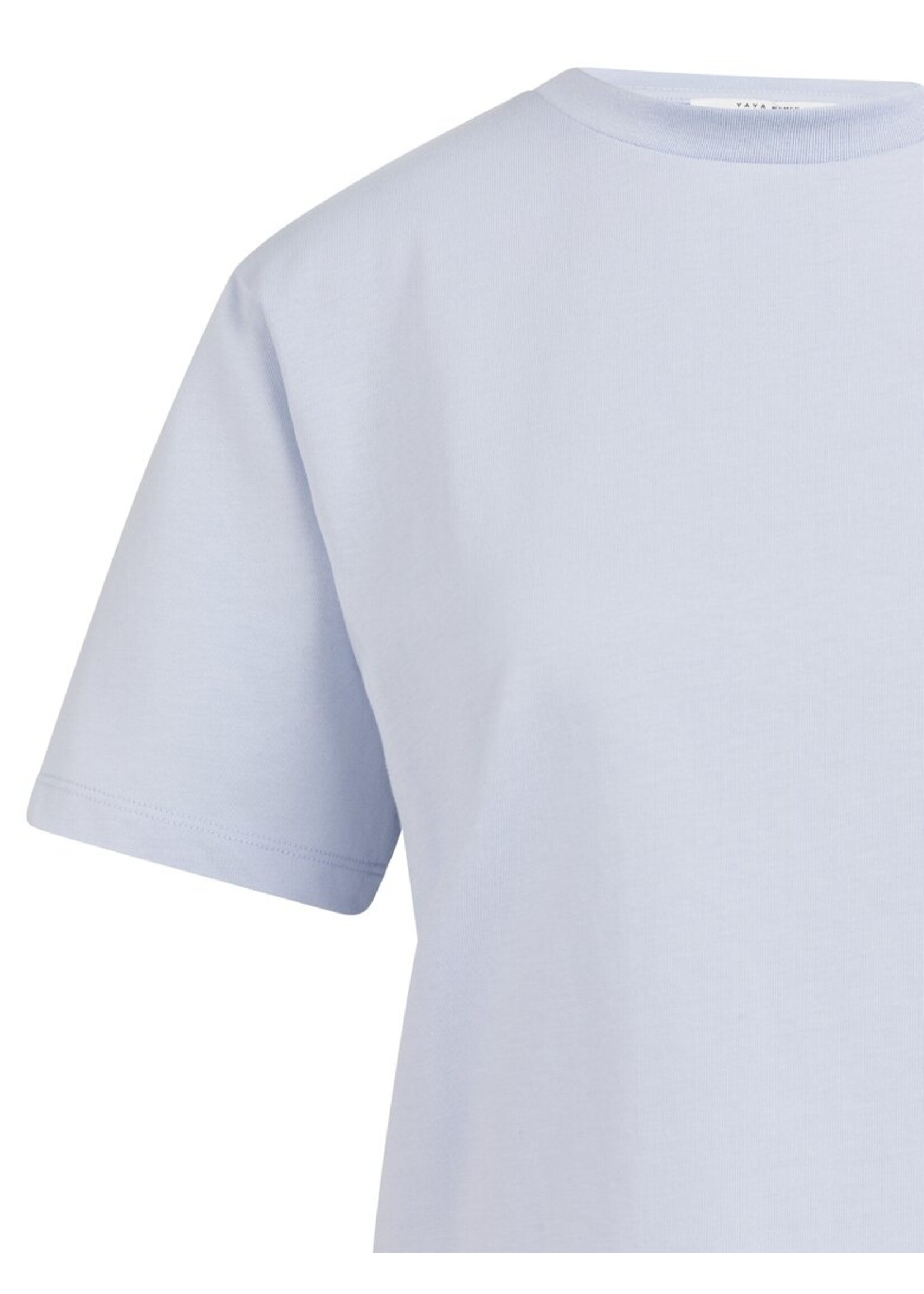 Yaya Yaya, Boyfriend T-shirt van zacht katoen, Ice blue, Size: