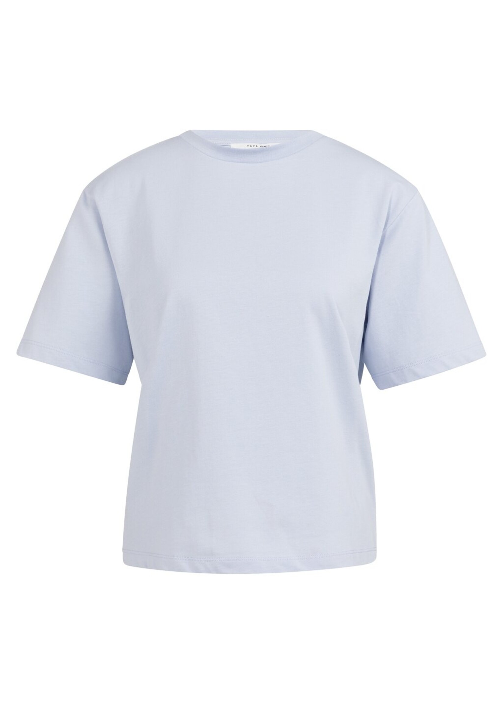 Yaya Yaya, Boyfriend T-shirt van zacht katoen, Ice blue, Size: