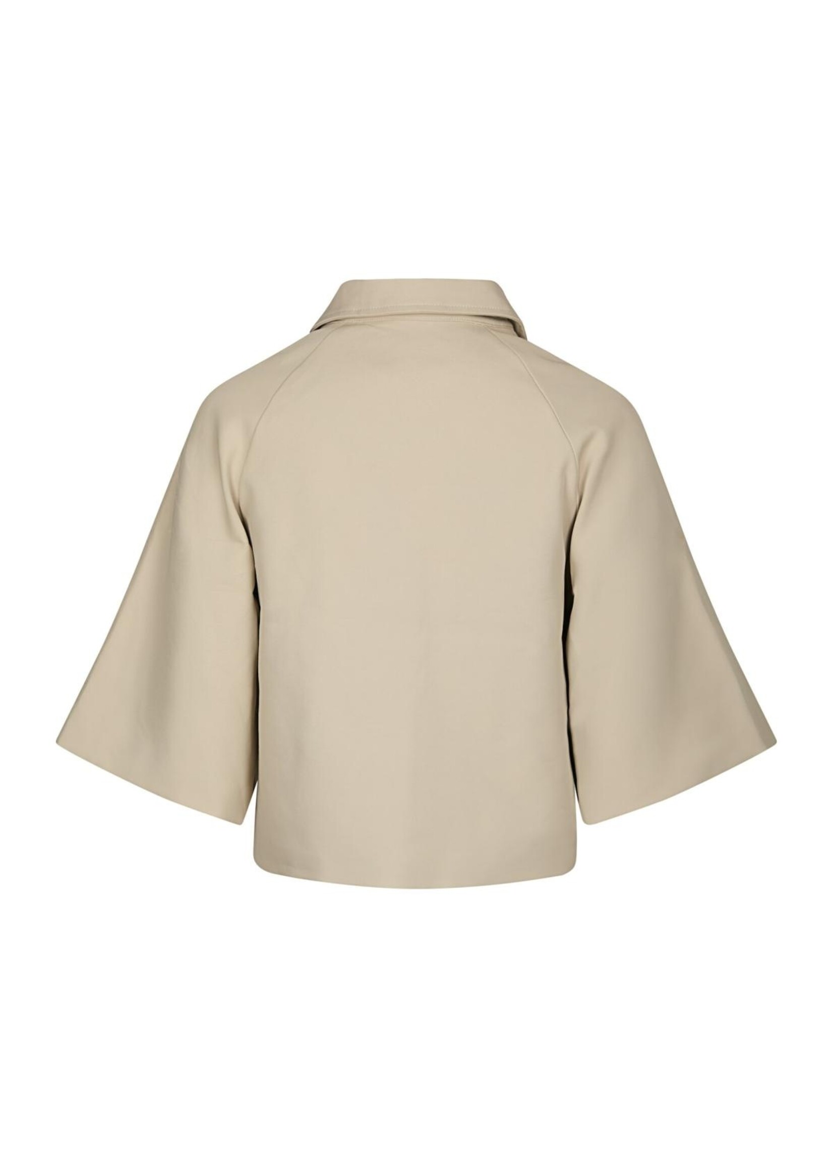 Neo Noir Neo Noir, Rosemma Trench Mini Jacket, Beige, Size: