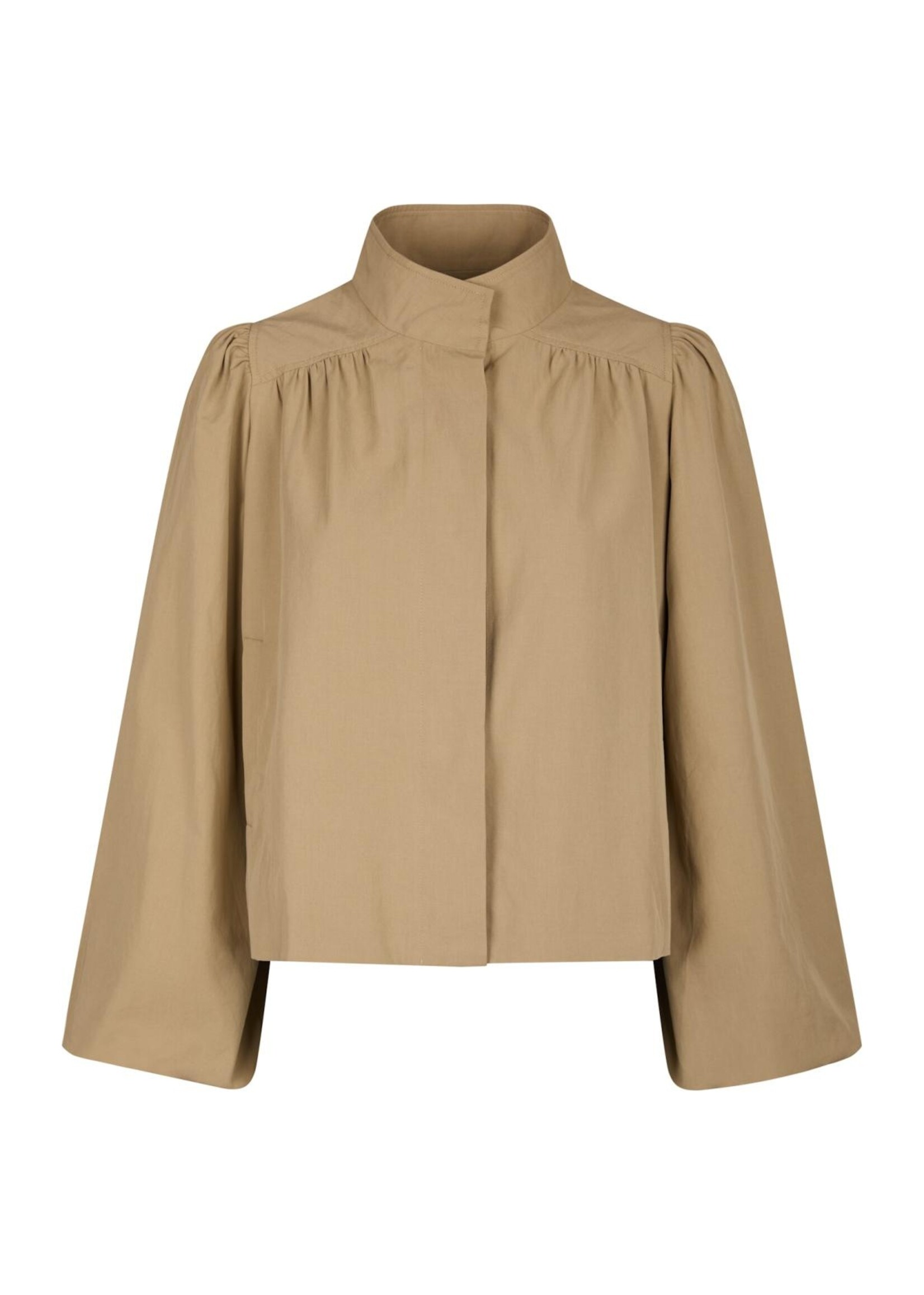 Neo Noir Neo Noir, Tirsa Twill Jacket, Sand, Size: