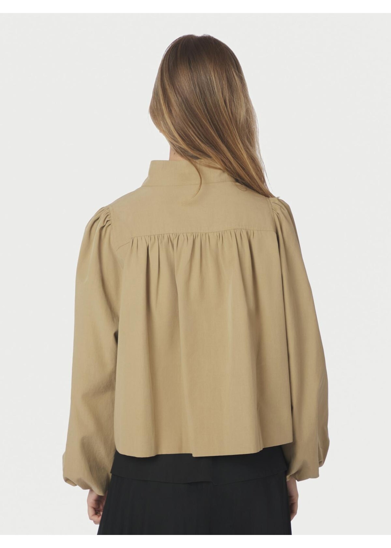 Neo Noir Neo Noir, Tirsa Twill Jacket, Sand, Size: