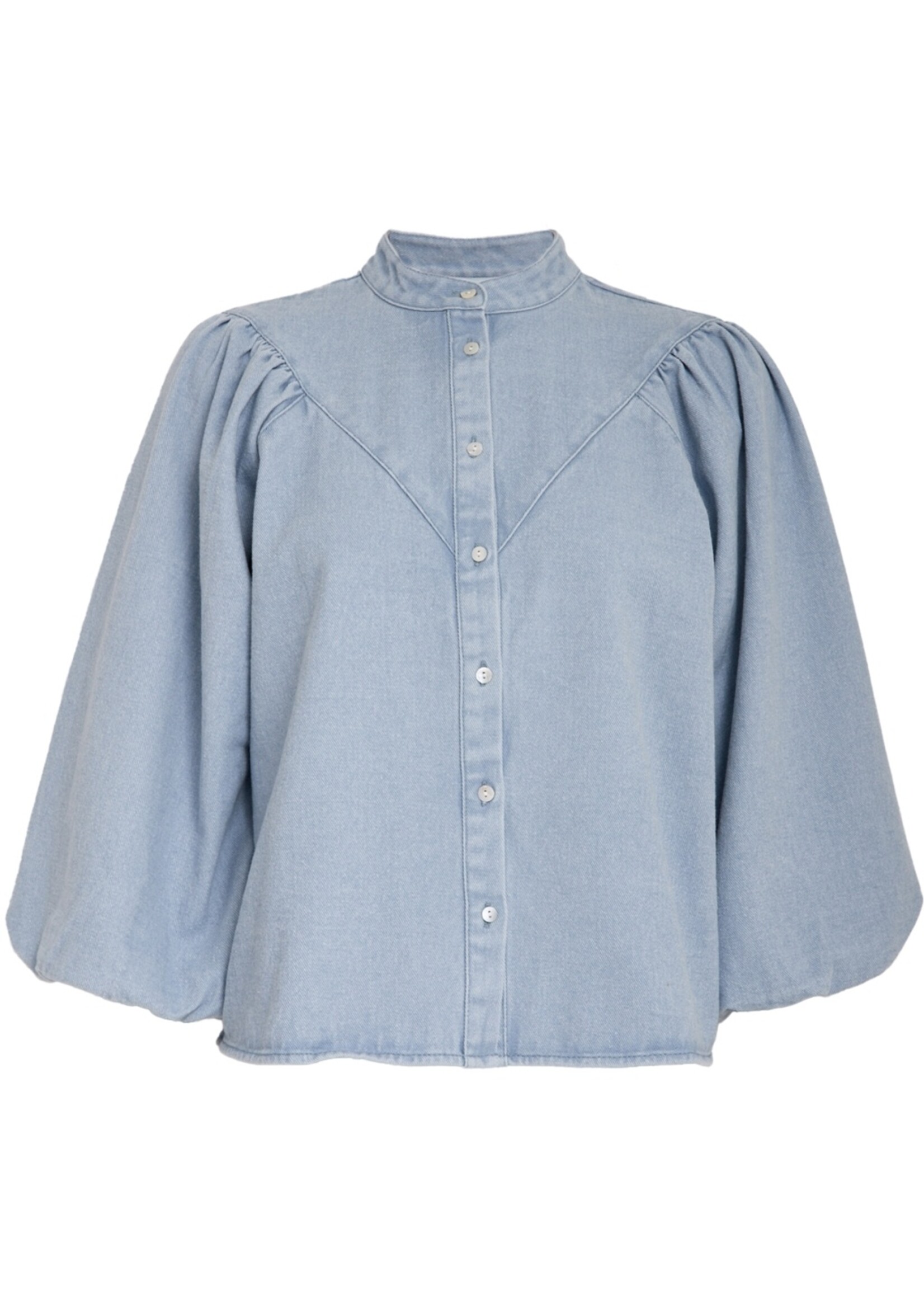 Minus Minus, MSNew Solene Denim Shirt, Blue, Size: