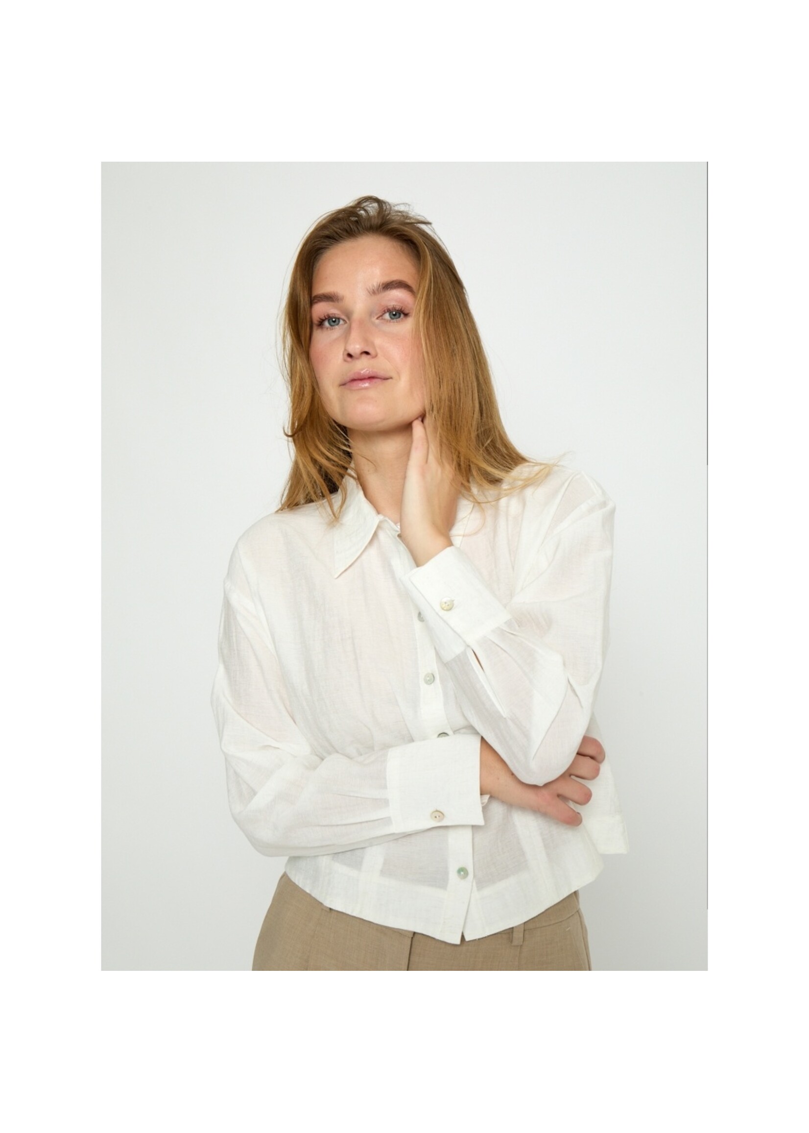 Minus Minus, MSOriana Shirt, Cloud dancer, Size: