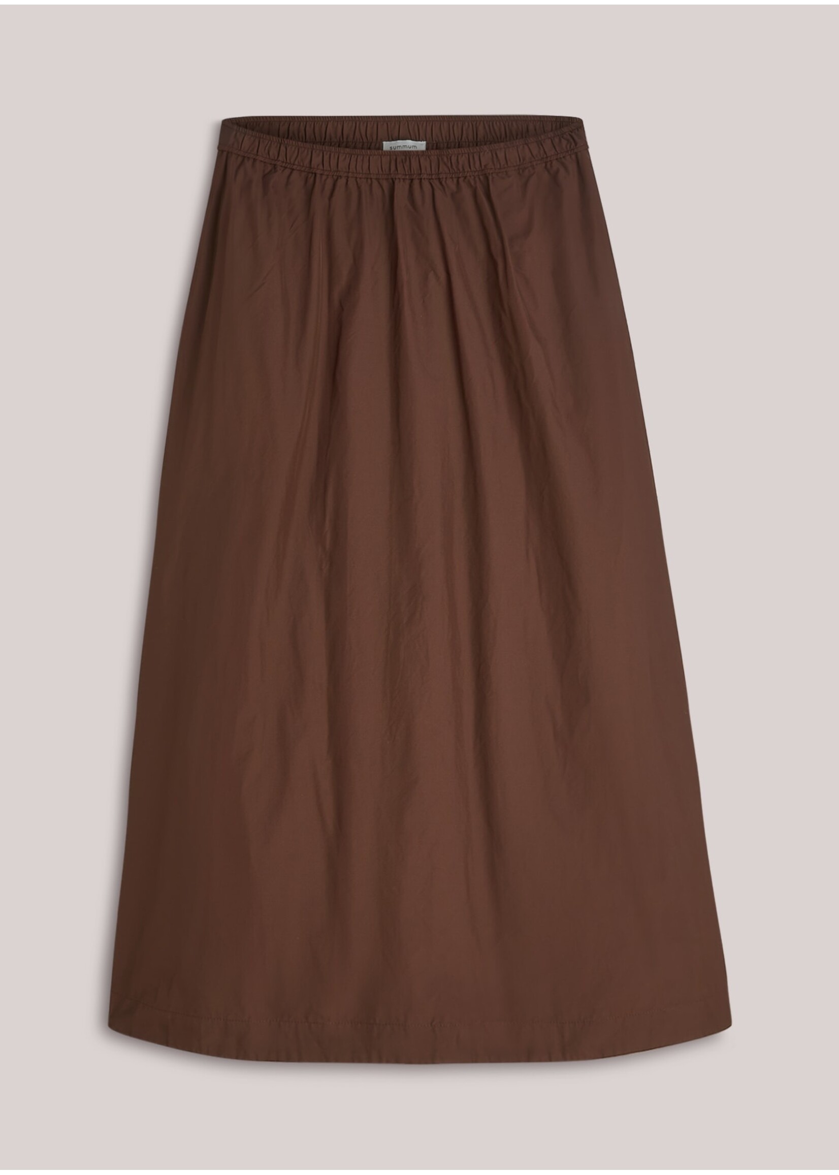 Summum Summum, Skirt Taft light, Coffee, Size: