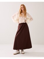 Summum Summum, Skirt Taft light, Coffee, Size: