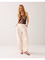 Summum Summum, Trousers balloon fit Cotton blend, Ivory, Size: