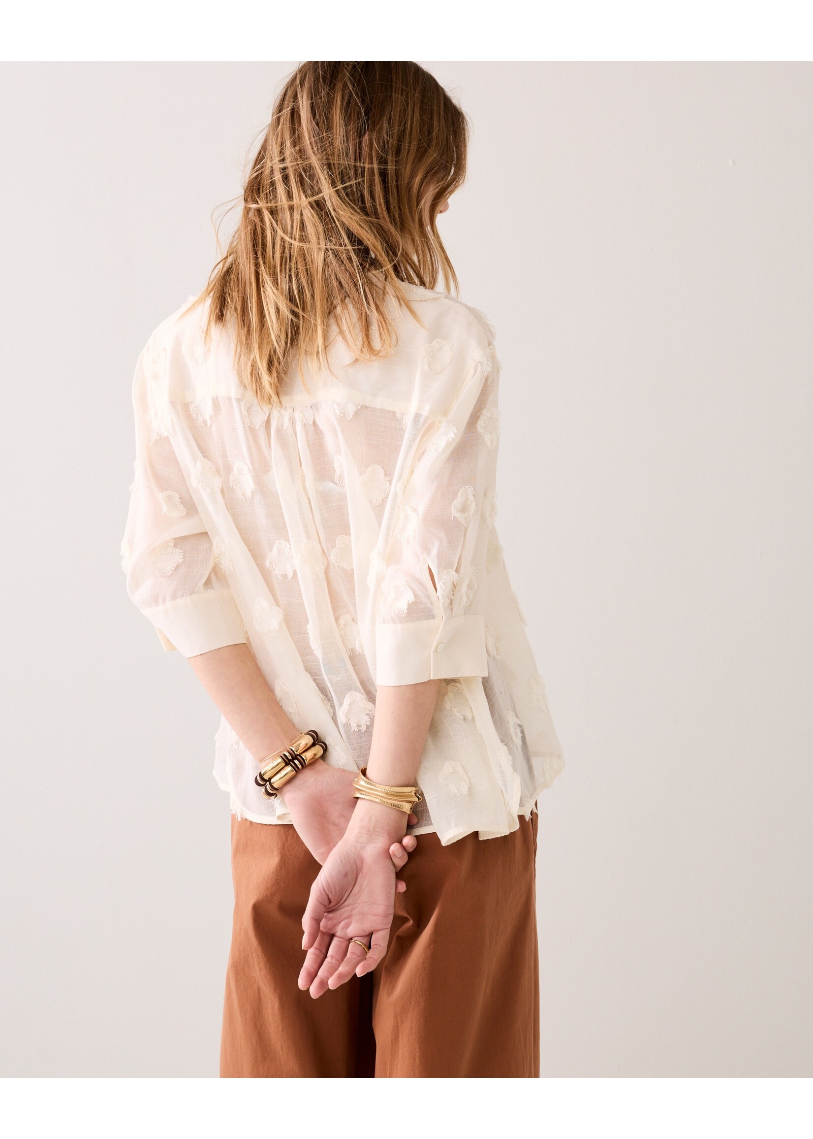 Summum Summum, Blouse 3D new, Ivory, Size: