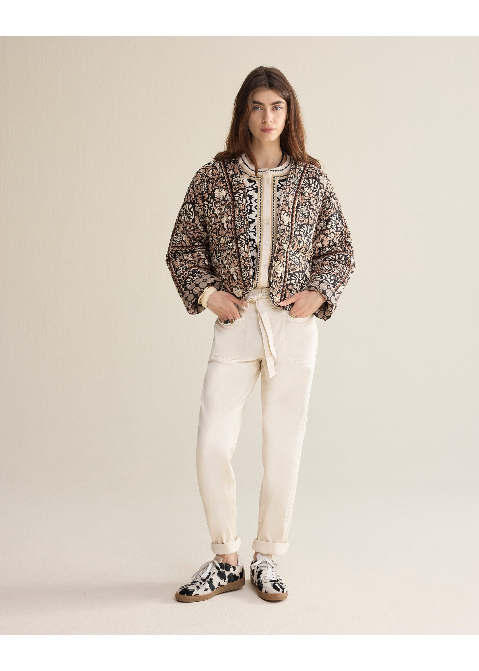 Summum Summum, Jacket Blockprint black, Size: