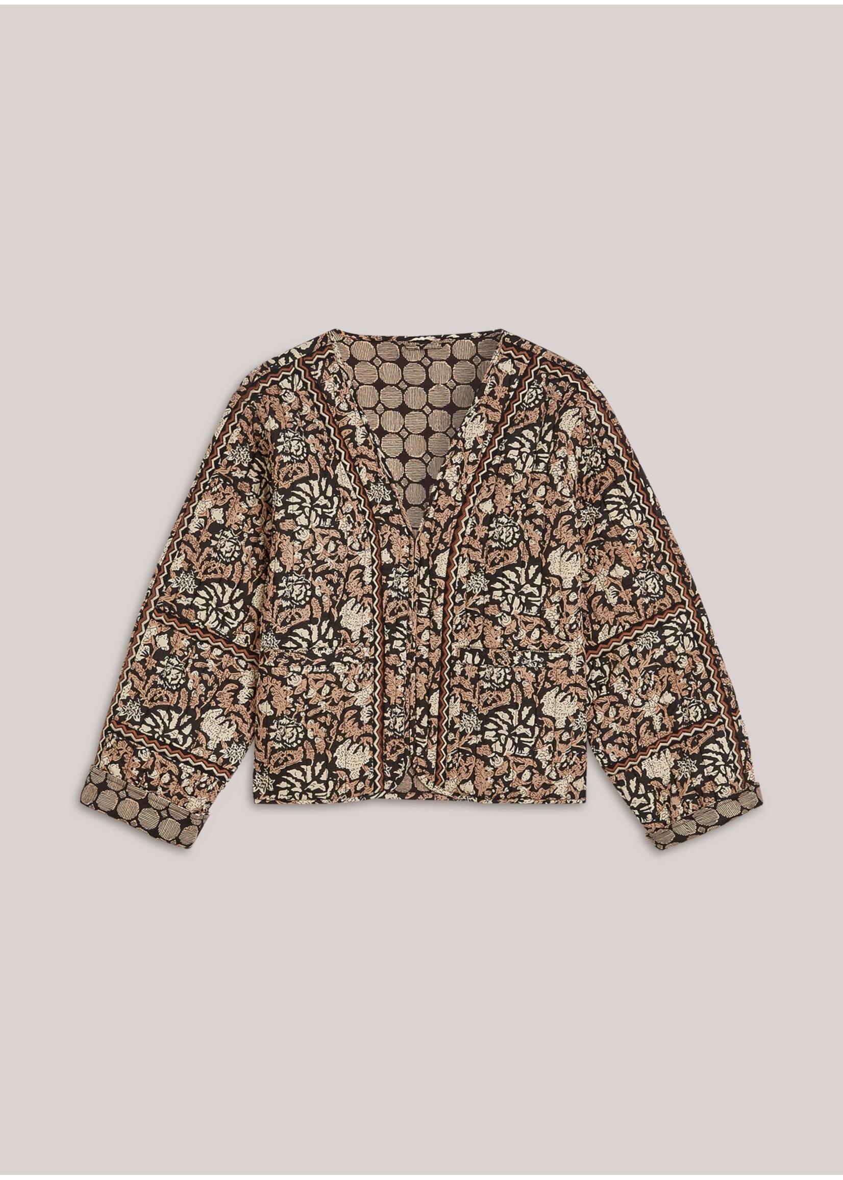 Summum Summum, Jacket Blockprint black, Size: