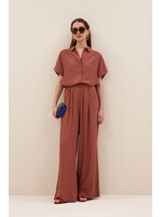 By-Bar By-Bar, benji viscose pants, rustic sienna , Size: