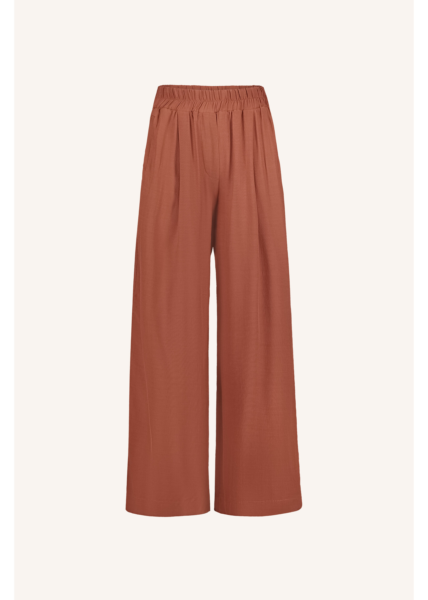 By-Bar By-Bar, benji viscose pants, rustic sienna , Size:
