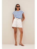 By-Bar By-Bar, Leon twill short, Cloud white, Size: