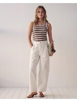 Summum Summum, Balloon pant Soft stretch canvas, Off white, Size: