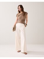 Summum Summum, Trousers long Cotton stretch, Off white, size: