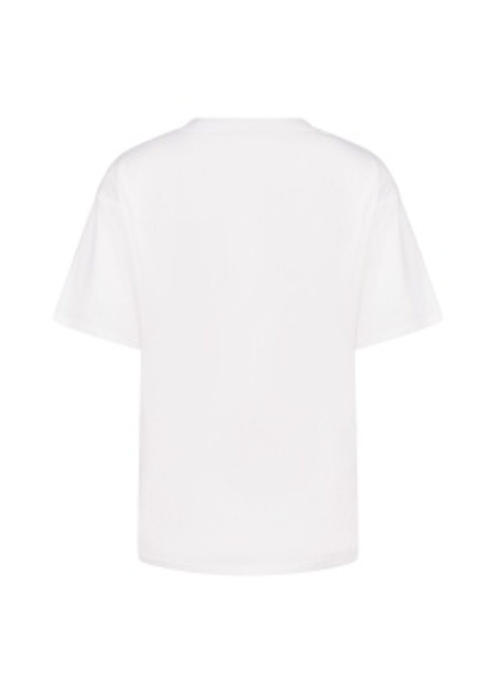 Nukus Nukus, Latte Shirt V-neck, Off white/blush, Size: