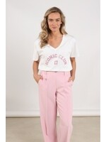 Nukus Nukus, Latte Shirt V-neck, Off white/blush, Size: