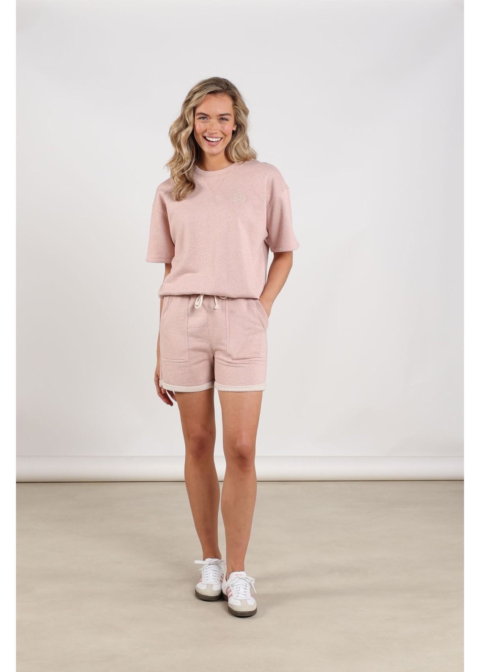 Nukus Nukus, Roos Pullover Lurex, Blush, Size: