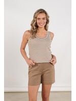 Nukus Nukus, Steffie Singlet, Off white/Fango, Size: