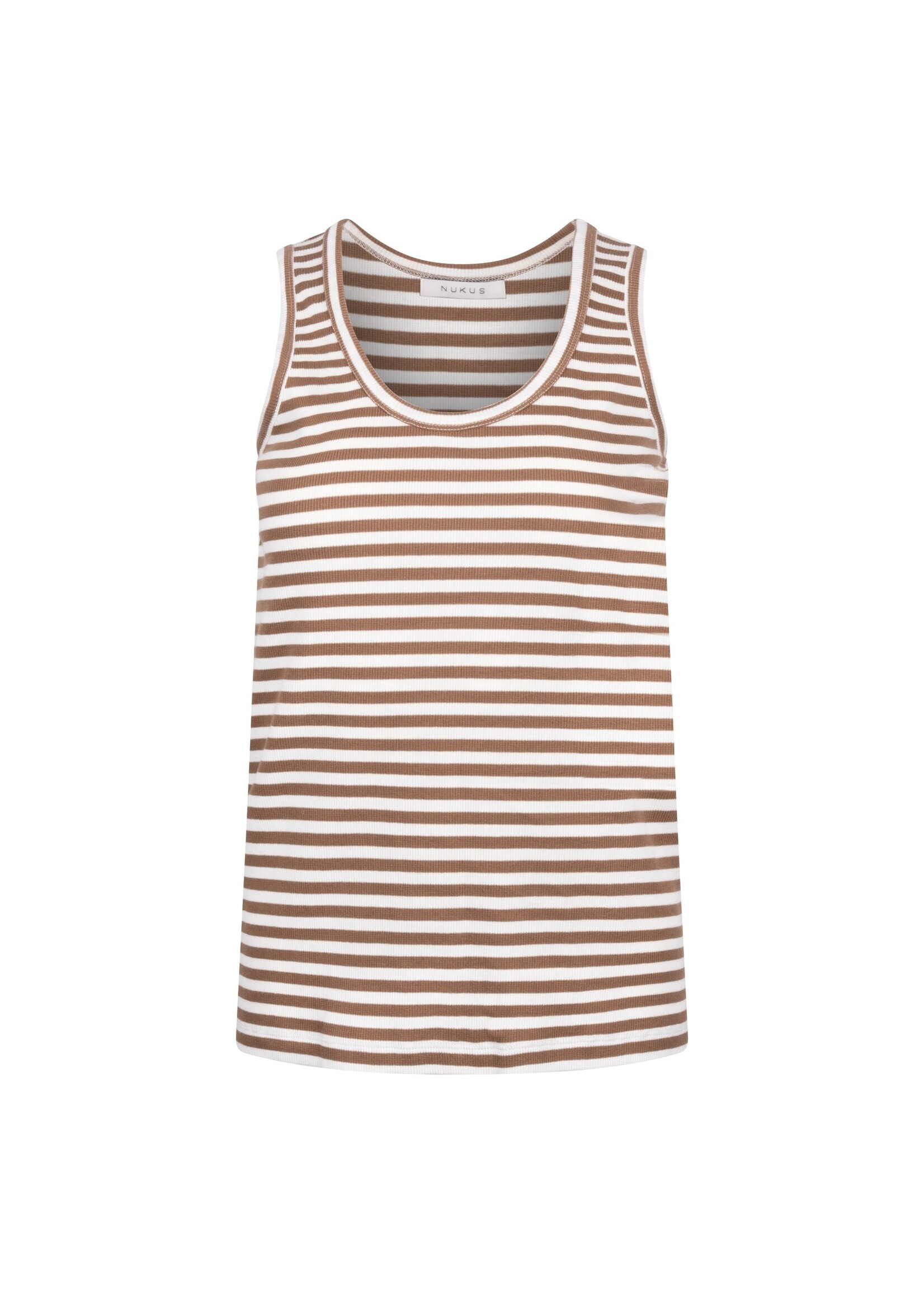 Nukus Nukus, Steffie Singlet, Off white/Fango, Size: