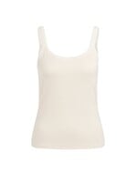 Yaya Yaya, Singlet met mesh afwerking, Creme beige, Size: