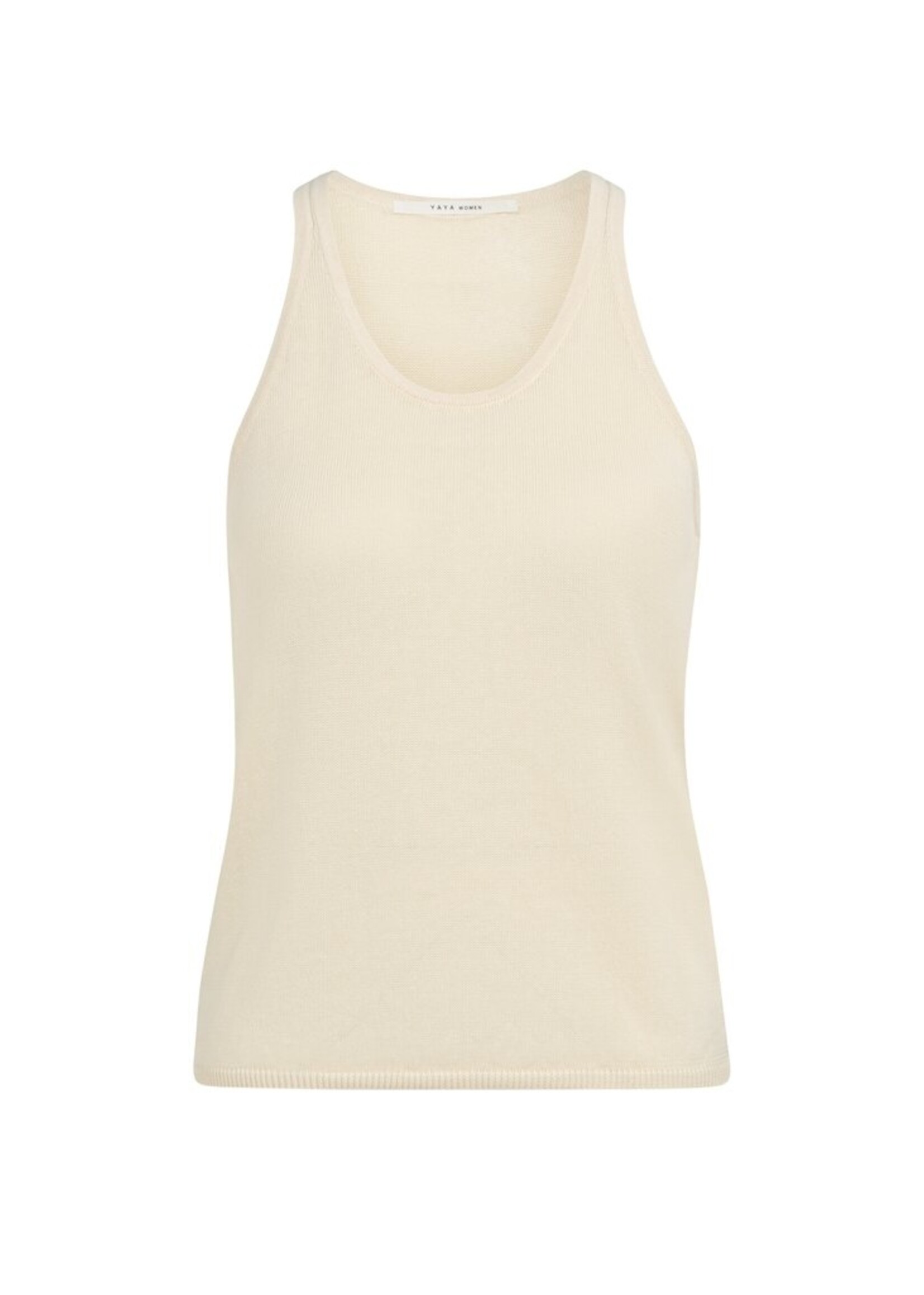 Yaya Yaya, Twinset trui met bijpassende singlet, Army green, Size: