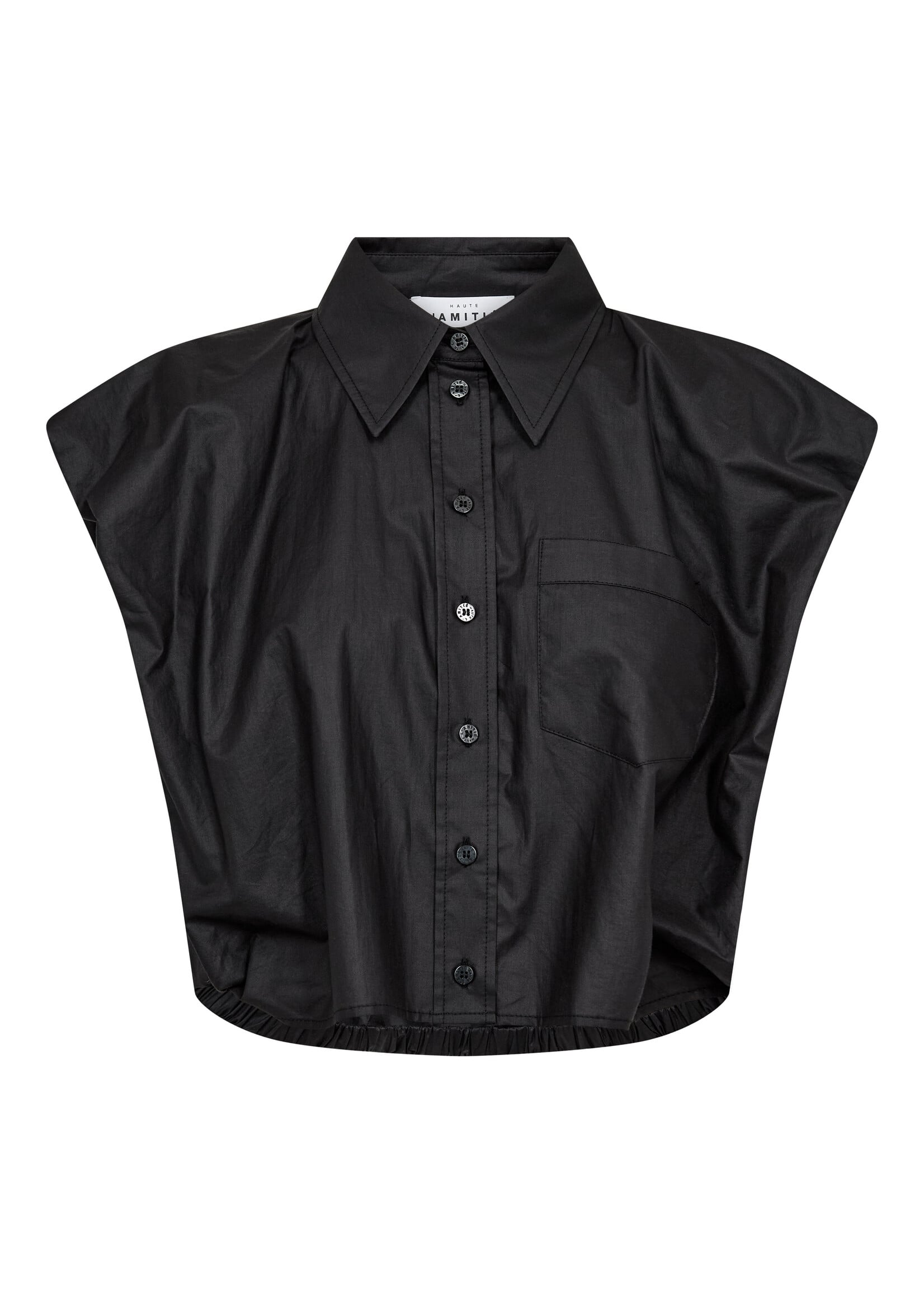 Haute L'amitie Haute L'amitie, Dinnie NS Coated Shirt , Black, Size: