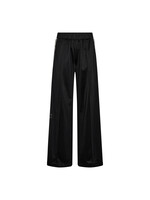 Haute L'amitie Haute L'amitié, Baggy Track Tall Pants, Black, size: