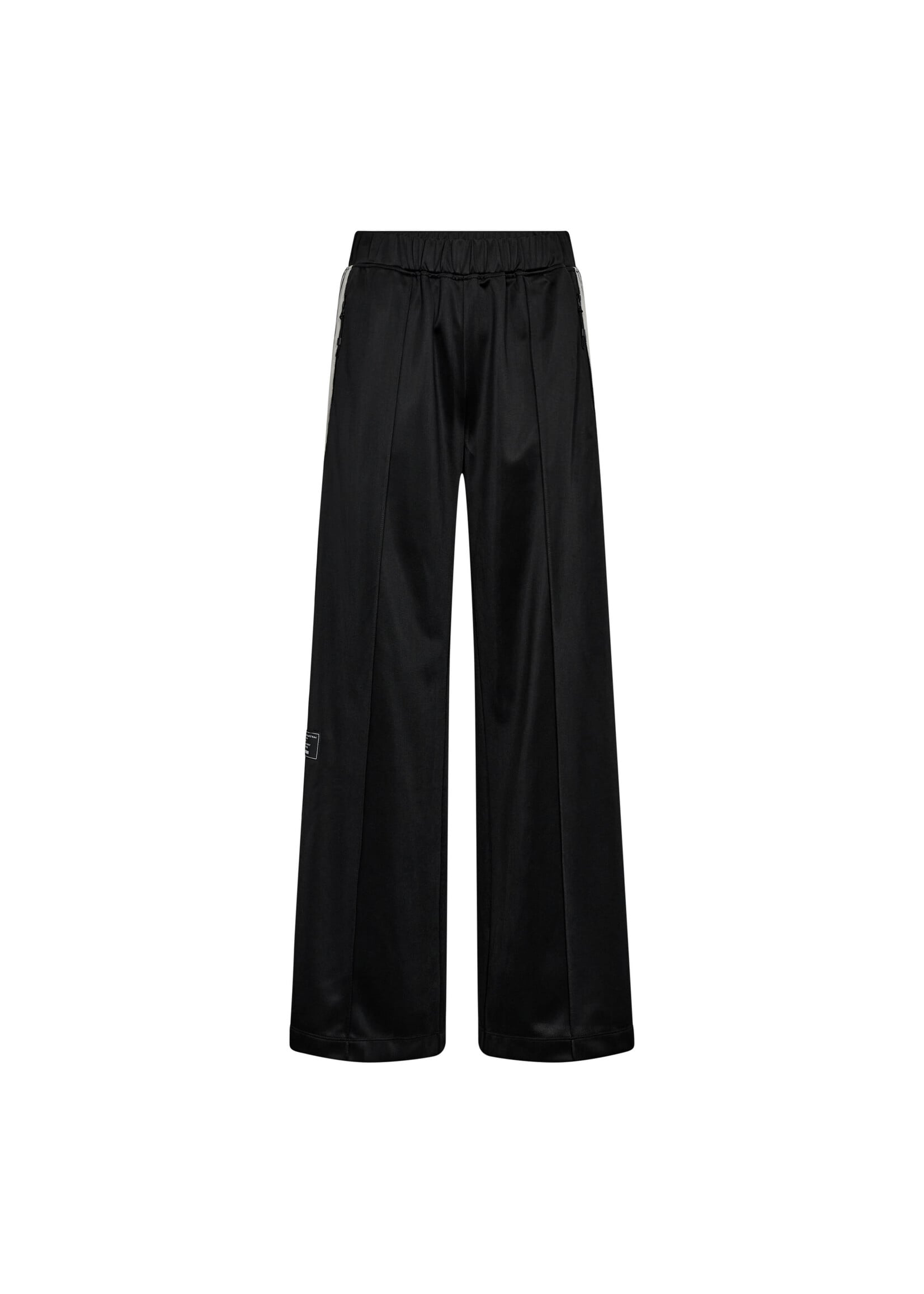 Haute L'amitie Haute L'amitié, Baggy Track Tall Pants, Black, size: