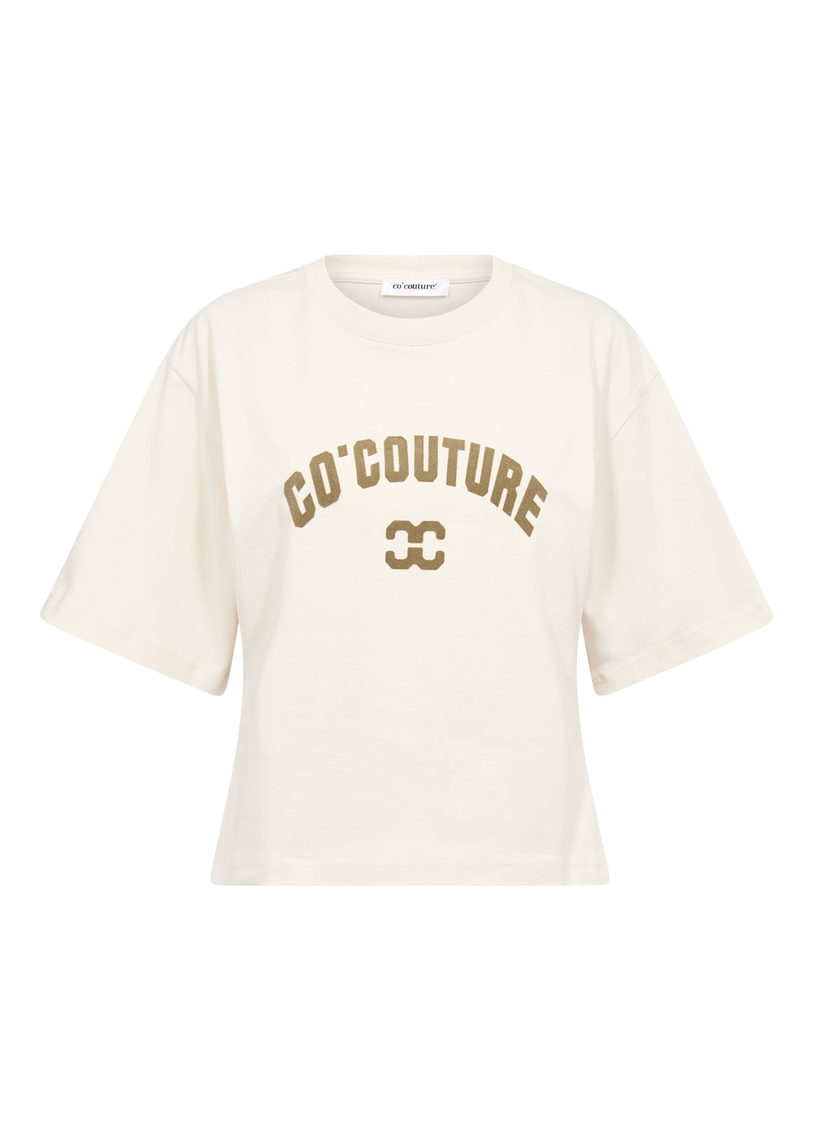 Co Couture Co'couture, ZengaCC Tee O-Neck, Pearl - Olive, Size:
