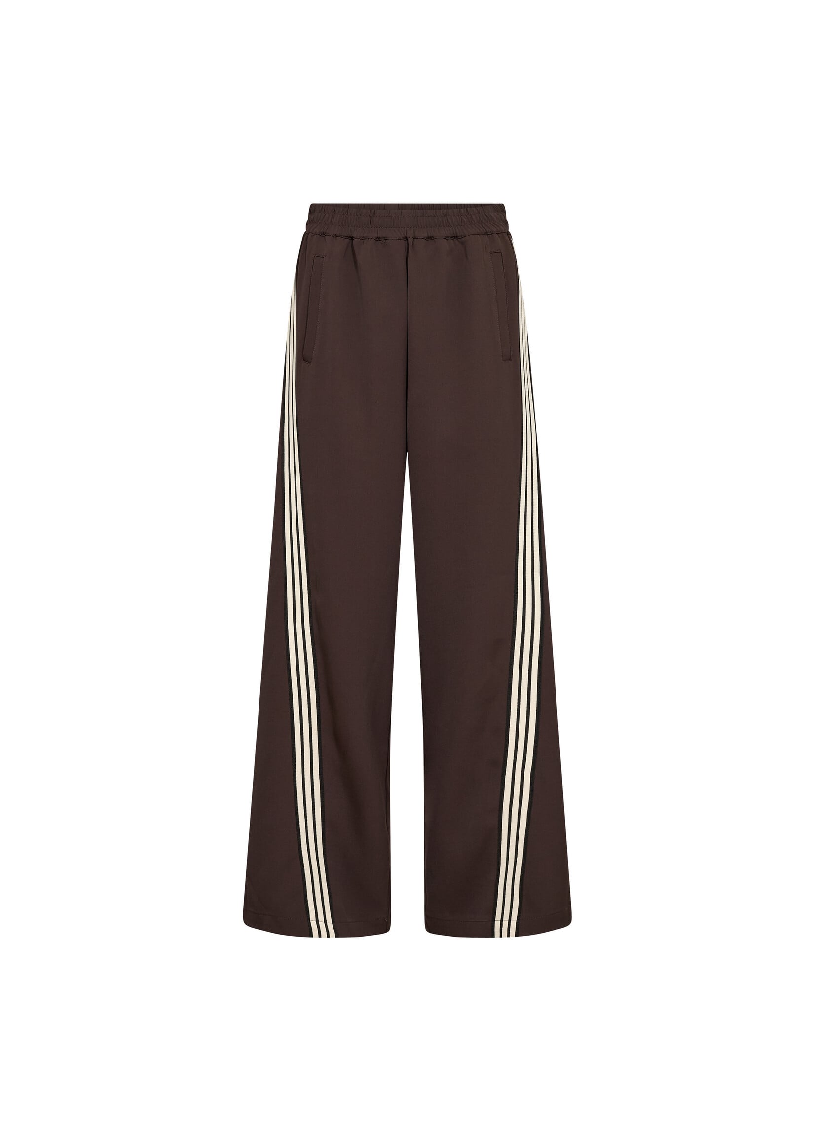 Co Couture Co'couture, AliniCC Double Panel Pant, Dark brown, size: