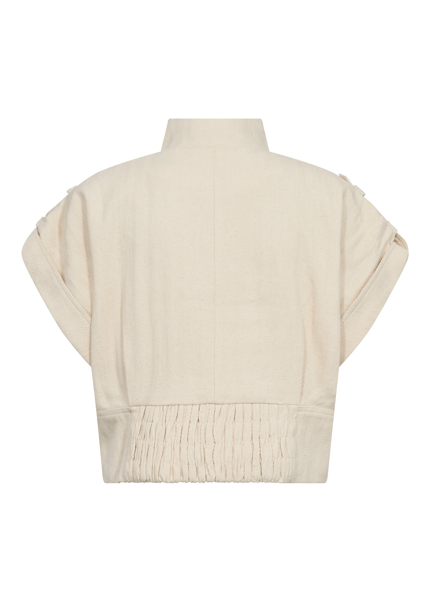 Co Couture Co'couture, CalinCC Vest, Creme, Size: