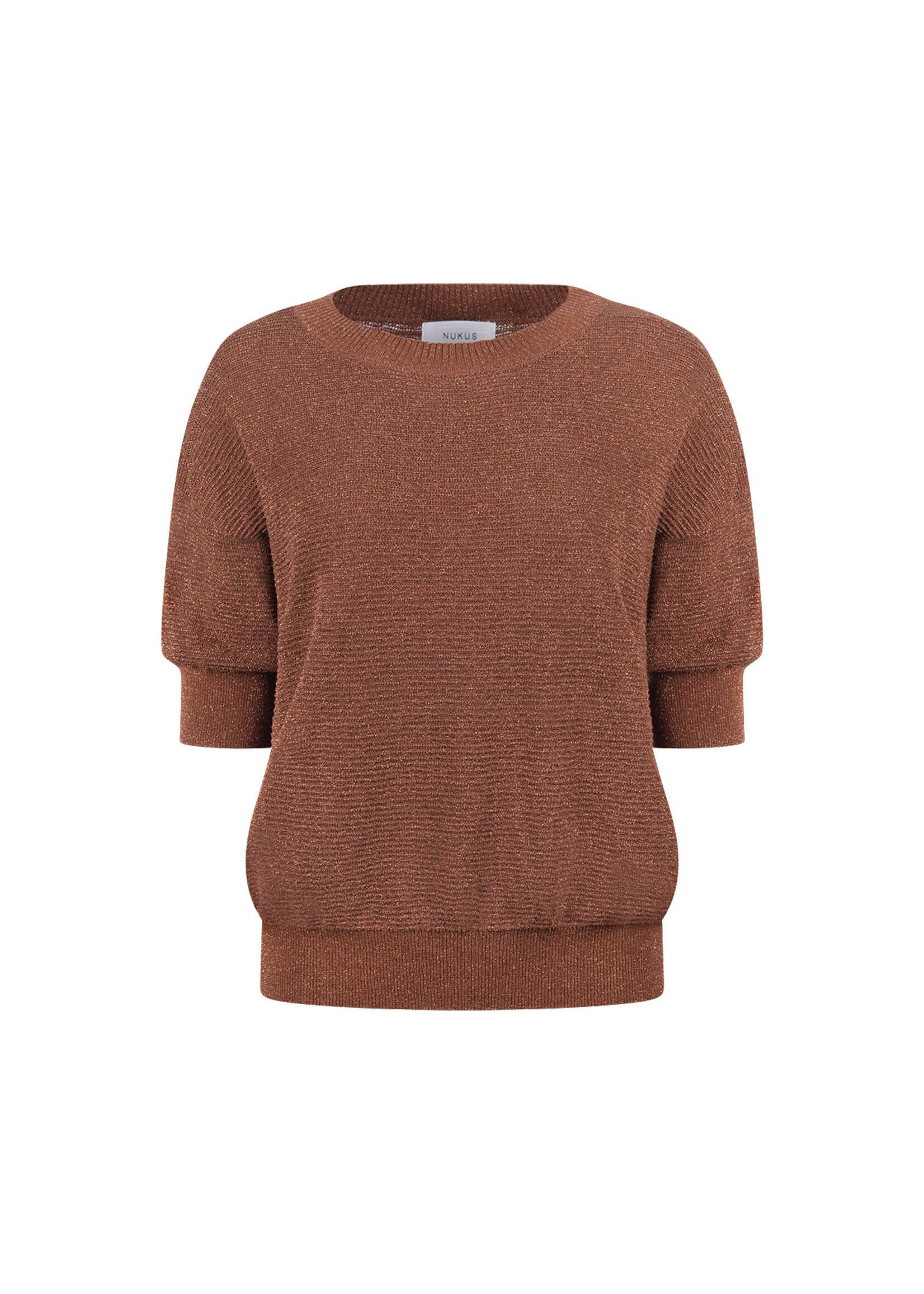 Nukus Nukus, Kinty Top Lurex, Espresso, Size: