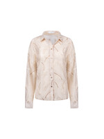 Nukus Nukus, Aysha Blouse Feathers, Sand, Size: