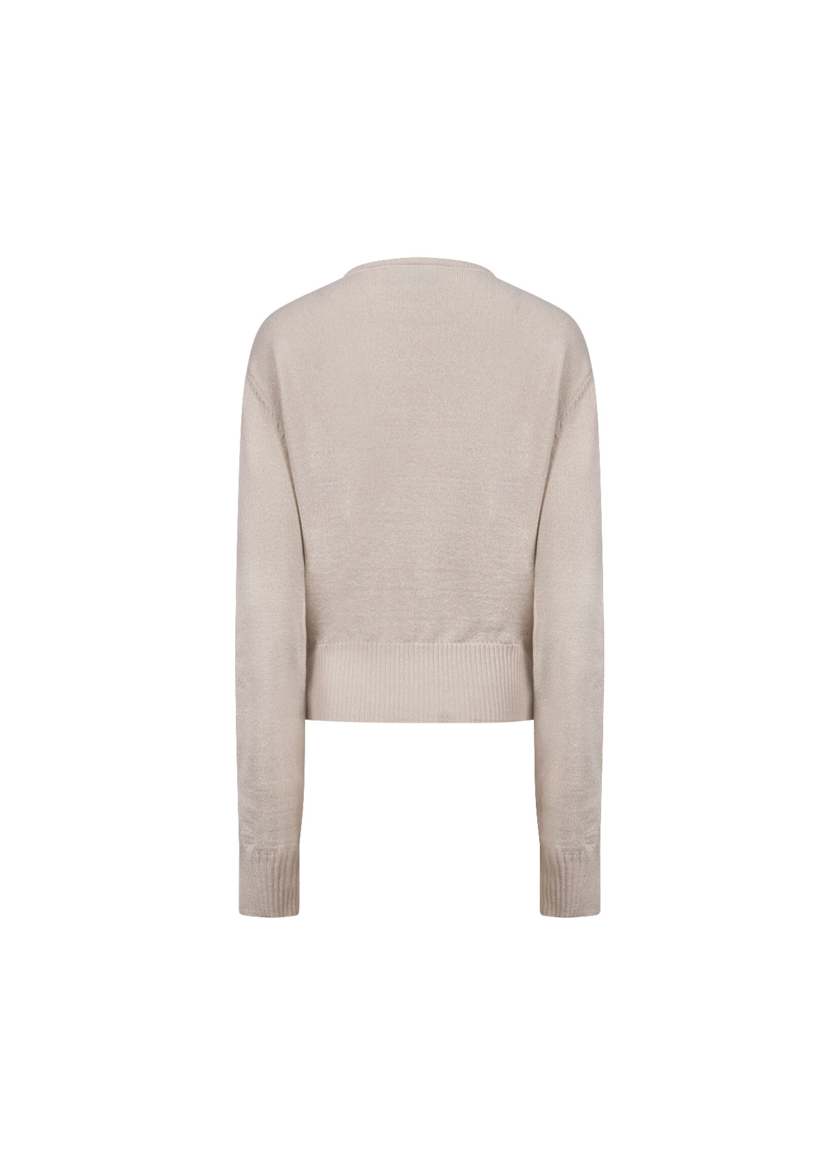 Nukus Nukus, Kolli Pullover Lurex, Off white, size: