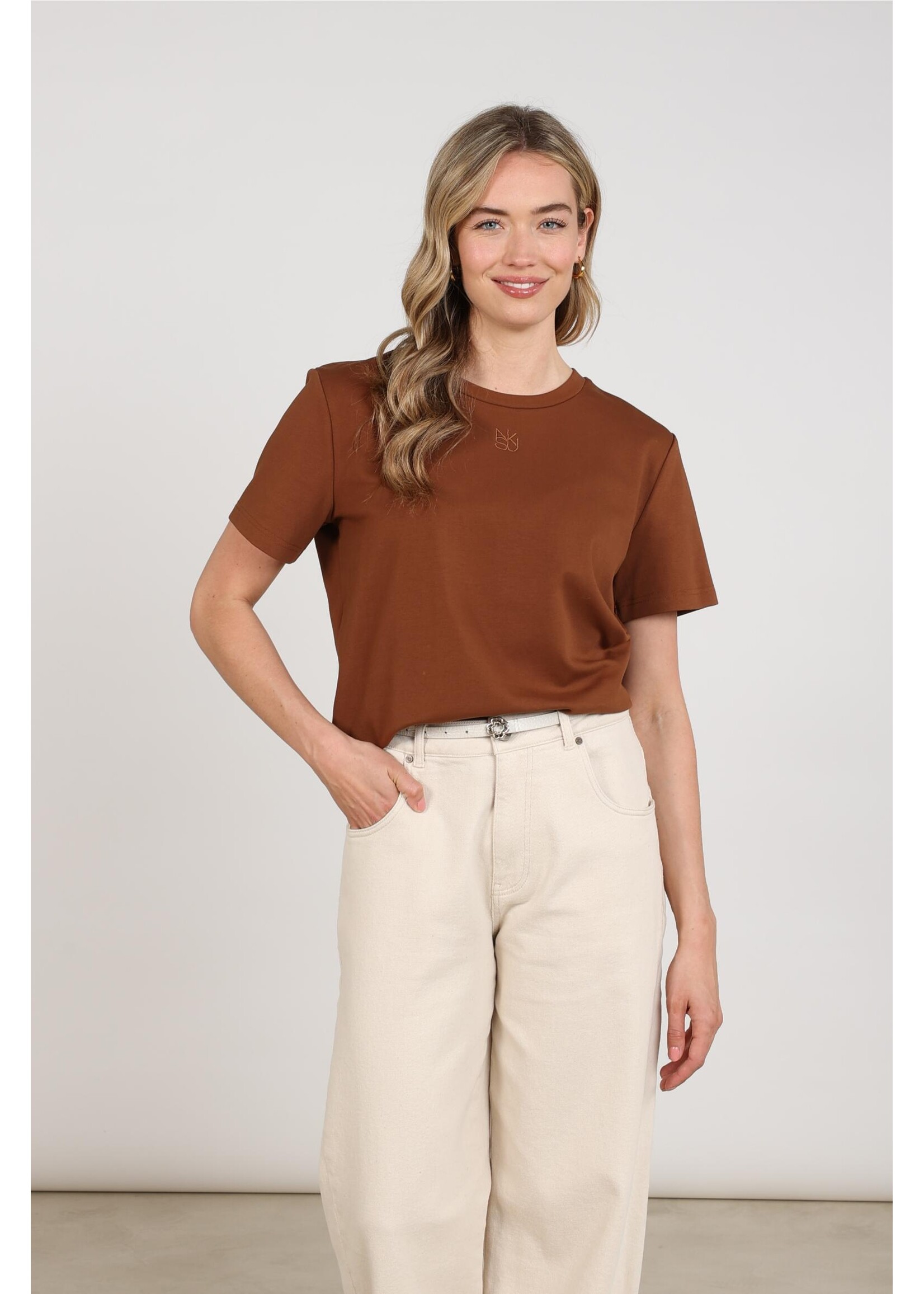 Nukus Nukus, Luna Shirt NK, Espresso, Size: